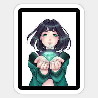 diamond girl Sticker